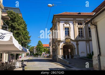 Maribor, Slowenien - 09. August 2019: Schloss und Regionalmuseum Maribor in der Altstadt Maribor in Slowenien Stockfoto