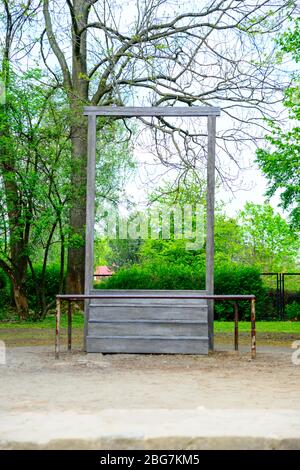 Lager Gestapo Konzentrationslager Auschwitz-Birkenau Oświęcim Museum Südpolen Europa EU UNESCO Stockfoto