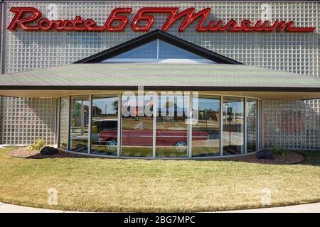 Route 66 Museum in Clinton, Oklahoma Stockfoto