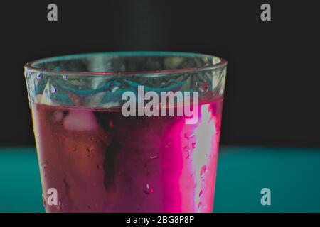 Glas Ice Cold drink Stockfoto