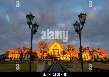 Rotorua Museum, Government Gardens, Rotorua, Neuseeland Stockfoto