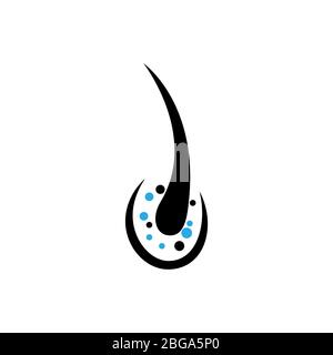 Haarbehandlungen Symbol Illustration Vorlage isoliert Stock Vektor