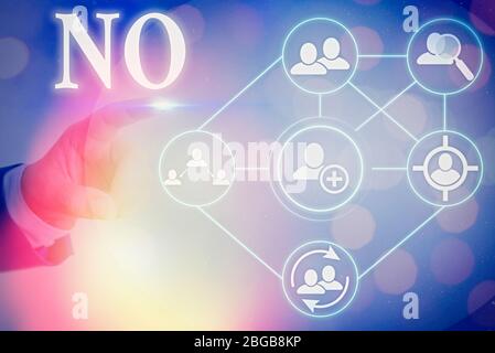 Konzeptionelle Handschreiben mit der Bedeutung "No Concept" Bedeutet, Dass Der aktuelle Aktivitätsstatus der Ablehnung Sicherlich Nicht gestoppt Wird Stockfoto