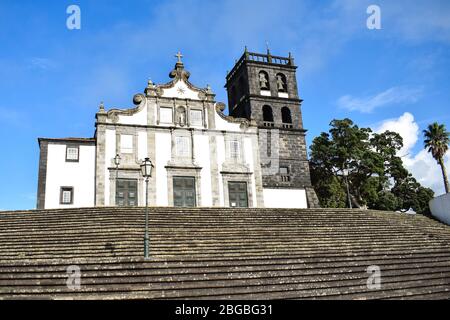 Leere Straßen in Portugal, Sommerzeit Stockfoto