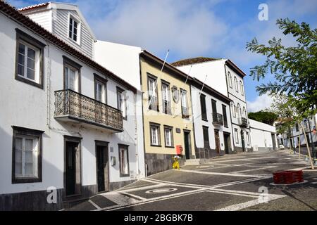 Leere Straßen in Portugal wegen Coronavirus Stockfoto