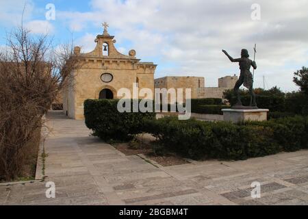 Kapelle in der festung des heiligen Engels in vittoriosa (malta) Stockfoto