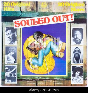 Das veraltete und rassistische Cover von Souled Out! Kompilation von verschiedenen Künstlern - nur zur redaktionellen Verwendung Stockfoto