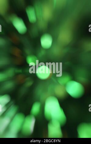 Grün Bokeh Glitter Vintage Hintergrund. Abstrakt grün Bokeh Lichter auf Hintergrund Stockfoto