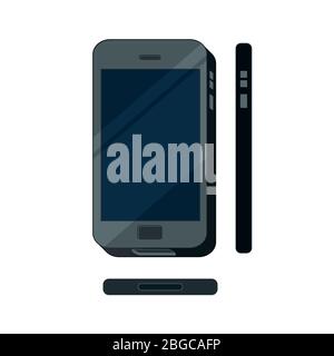 Flat-Handy-Konzept Illustration isoliert Stock Vektor