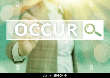 Text wird geschrieben. Geschäftsfoto, auf dem besonders Unfälle und andere unerwartete Ereignisse zu sehen sind Stockfoto