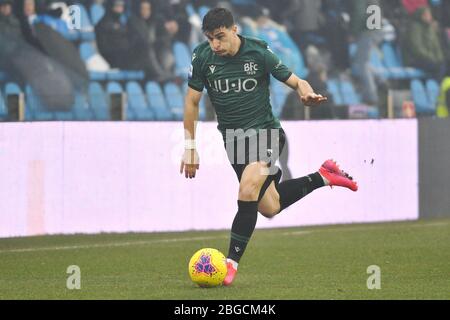 Italien, Italien. Januar 2020 riccardo orsolini (bologna) während der italienischen Serie A Fußballsaison 2019/20, italienisches Serie A Fußballspiel in italien, Italien, Januar 01 2020 Quelle: Independent Photo Agency/Alamy Live News Stockfoto