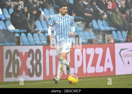 Italien, Italien. Jan 2020. mattia valoti (spal) während der italienischen Serie A Fußballsaison 2019/20, italienisches Serie A Fußballspiel in italien, Italien, Januar 01 2020 Quelle: Independent Photo Agency/Alamy Live News Stockfoto