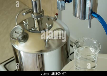 Heim Alkohol Destillation Ausrüstung Stockfoto