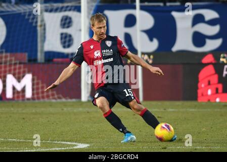 ragnar klavan (cagliari) während der italienischen Serie A Fußballsaison 2019/20, , italien, Italien, 01. Januar 2020 Stockfoto