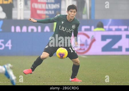 Takheiro tomiyasu (bologna) während der italienischen Serie A Fußball-Saison 2019/20, , italien, Italien, 01 Jan 2020 Stockfoto