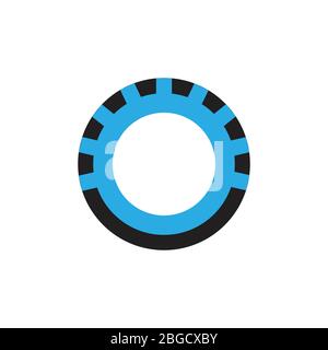 Kreis abstrakte Form Wirbel Logo Vektor Stock Vektor