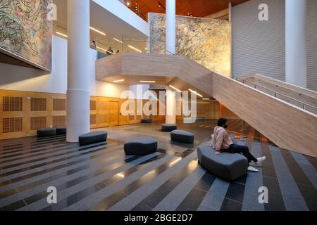 Foyer des Museum of Modern Art SFMOMA, San Francisco, Kalifornien, USA Stockfoto