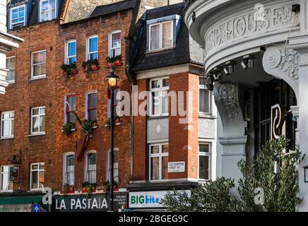 Gebäude in Soho London, Großbritannien Stockfoto