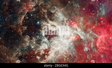 Nachthimmel mit vielen glänzenden Sternen, natürliche astro Hintergrund. Elemente dieses Bild von der NASA eingerichtet Stockfoto