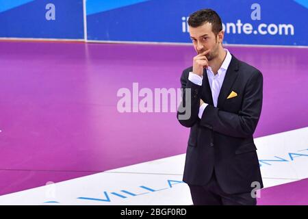 1. Januar 2020, Florenz, Italien: Florenz, Italien, 01. Januar 2020, Daniele Santarelli (Allenatore Imoco Volley Conegliano) während - - Quelle: LM/Lisa Guglielmi (Quelle: © Lisa Guglielmi/LPS via ZUMA Wire) Stockfoto