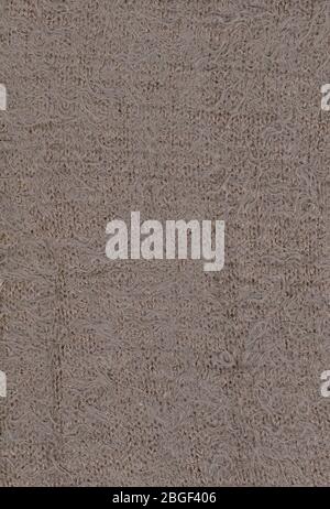 Hintergrund Textur von dunkelbraunen Stoff Nahaufnahme Stockfoto