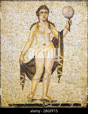 Hermafrodito. Norte da África, Época Romana, Séculos II-III dc. Stockfoto