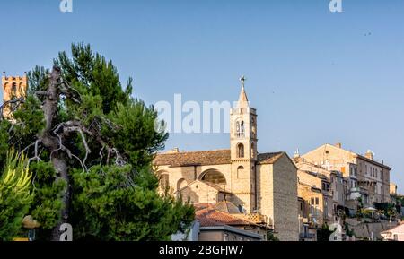 Acquaviva Picena kleines Dorf in der Region Marken, Italien Stockfoto