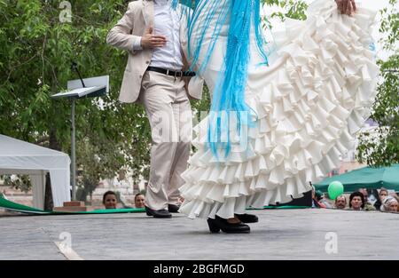 Flamenco-Tänzer in Sevilla/Sevilla, Spanien Stockfoto