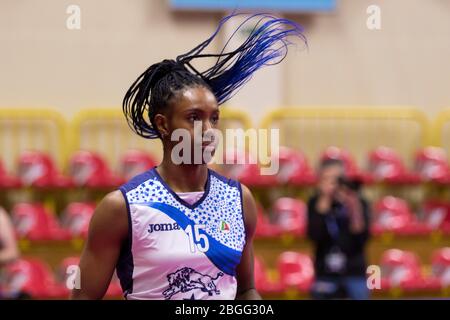 sylvia nwakalor (il bisonte firenze) während der italienischen Volleyball Serie A1 Frauen Saison 2019/20, , Mailand, Italien, 01 Jan 2020 Stockfoto