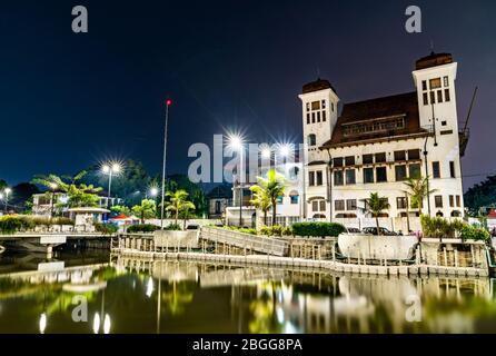 Traditionelle Architektur in der Altstadt von Jakarta, Indonesien Stockfoto