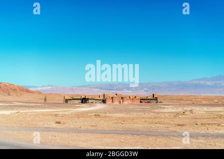 Ouarzazate, Marokko - 18. März 2020: Aufbau Filmset von Game of Throne in Cinema Atlas Studios Stockfoto