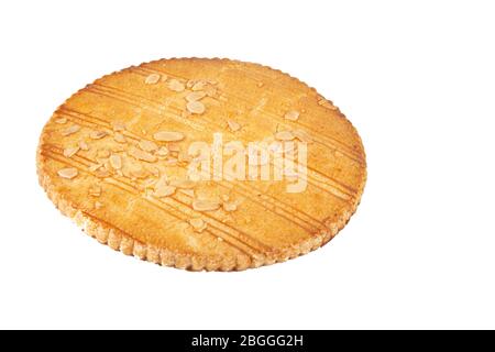 Butterkekse auf weißem Hintergrund broyé du poitou französisch Bäckerei Stockfoto