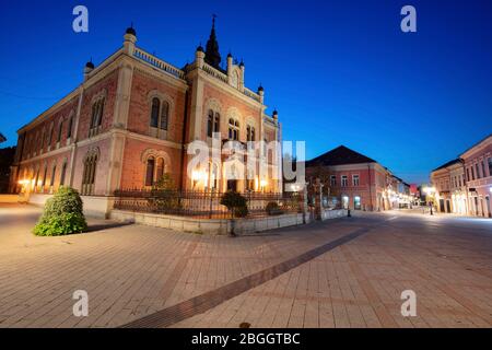 Bischofspalast in Novi Sad. Novi Sad, Vojvodina, Serbien. Stockfoto