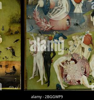 Hieronymus Bosch - der Garten der irdischen Freuden Stockfoto