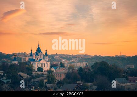 St. George Kirche in Kamianets-Podilskyi. Kamianez-Podilskyi, Chmelnyzkyj, Ukraine. Stockfoto