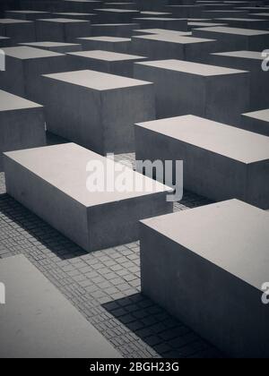 Holocaust-Mahnmal, Berlin, Deutschland Stockfoto
