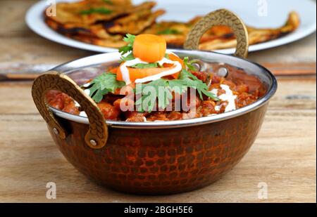 Rajma Curry oder Rajma Masala. Indisches Curry. Stockfoto