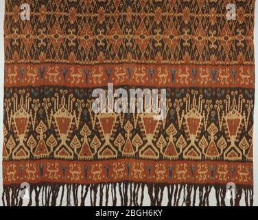 Hinggi Kombu (Männer-Zeremoniell-Wrapper) (Indonesien), 19. Jahrhundert Stockfoto