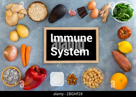 Erhöht die Abwehrkräfte, stärken das Immunsystem, EINE stärkere Immunität Stockfoto