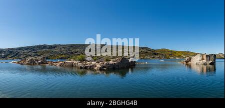 Lagoa Comprida ist der größte See des Naturparks Serra da Estrela, Portugal. Stockfoto