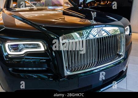Rolls Royce Phantom.BMW Welt, München, Deutschland, März 2020 Stockfoto