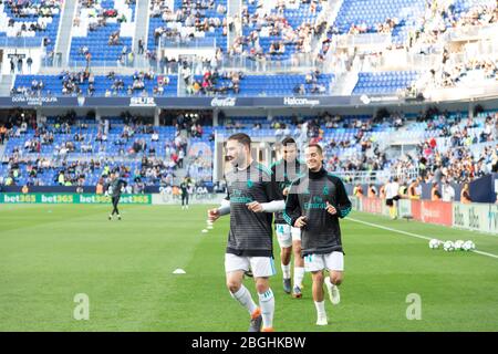 Málaga, Spanien. April 2018. La Liga Match Málaga C.F. - Real Madrid C.F. Stockfoto