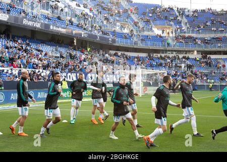 Málaga, Spanien. April 2018. La Liga Match Málaga C.F. - Real Madrid C.F. Stockfoto