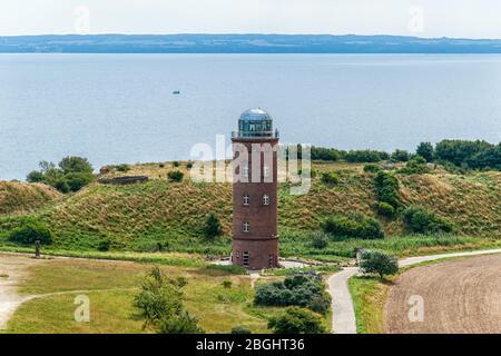 Die Leuchttürme von Kap Arkona auf der Insel Rügen Stockfoto