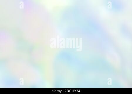Abstrakt holographischen lila rosa Hintergrund. Flüssige Neon Regenbogenfolie im Einhorn-Stil. Marmor schillernde futuristische Textur. Trendstil 90er Jahre Stockfoto