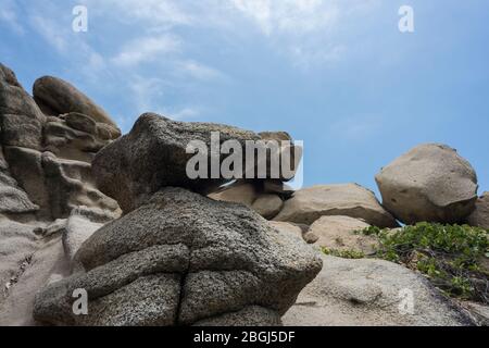 Felslandschaft bei Tayrona, Kolumbien Stockfoto