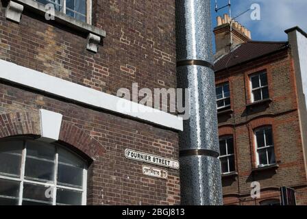 1970s Brick Lane Mosque, 59 Brick Lane, London, E1 6QL Stockfoto