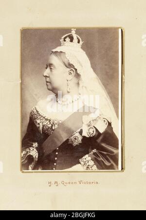 HM Queen Victoria von Bassano 1887. Stockfoto