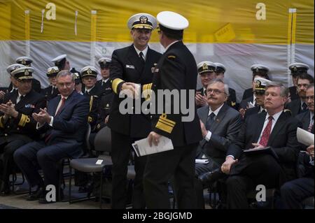 HMCS Toronto erhält Auszeichnung 150220 Stockfoto