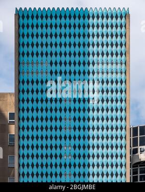 Detail des Saint Joseph Hospital in Lake View entworfen von Edo Belli Stockfoto